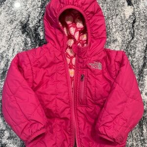 The North Face Fuchsia Quilted Jacket